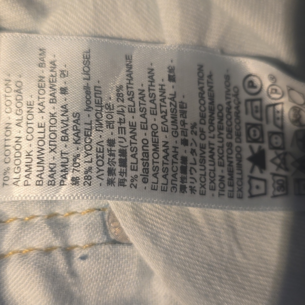 Levi's 502 Taper Stretch Blue Jeans Men's Size 38x34 - Picture 6 of 6
